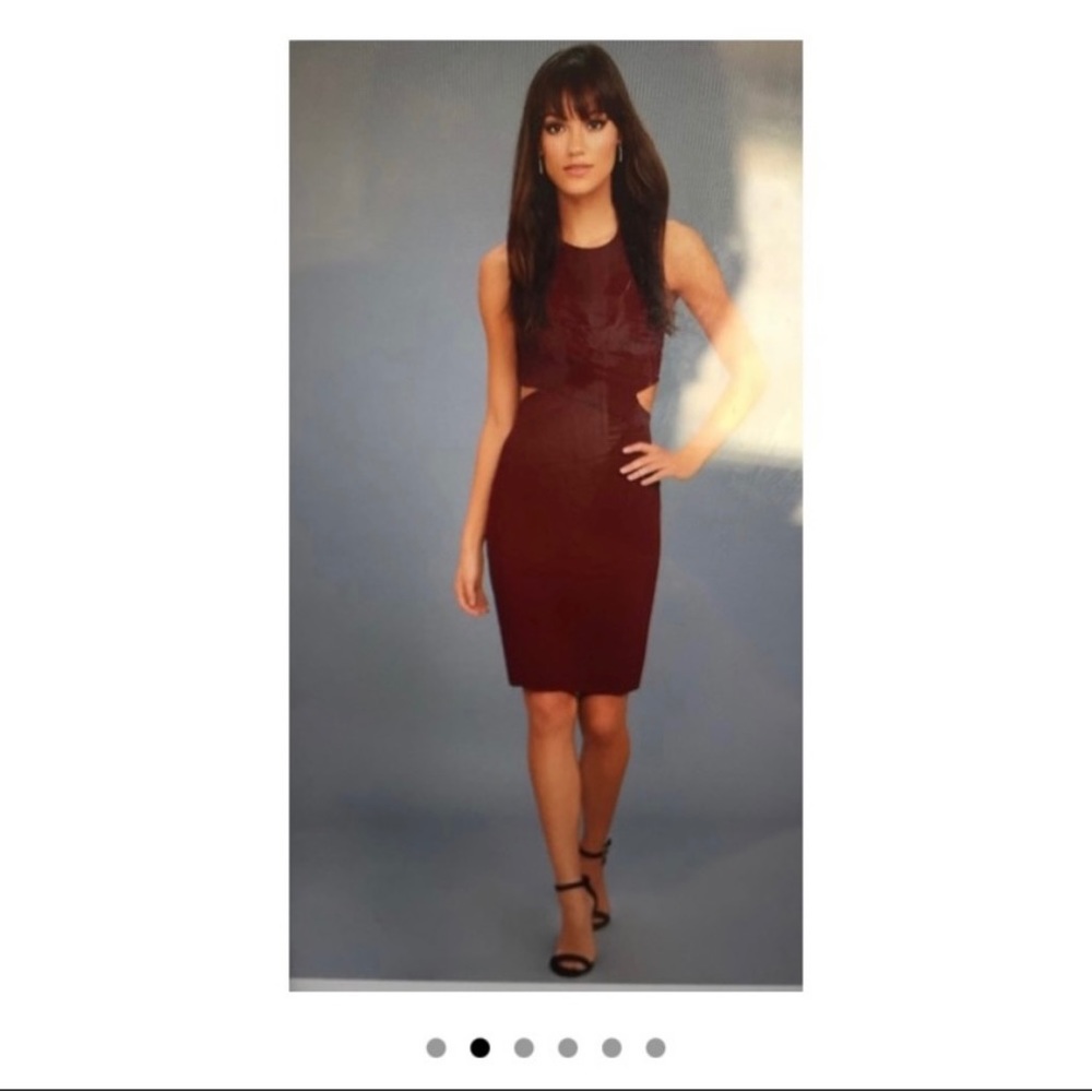 Lulus Wine Colored Dress